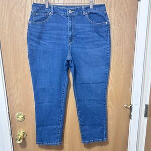 NOBO No Boundaries Womens Jeans Size 15 Blue High Rise Mom 34X27